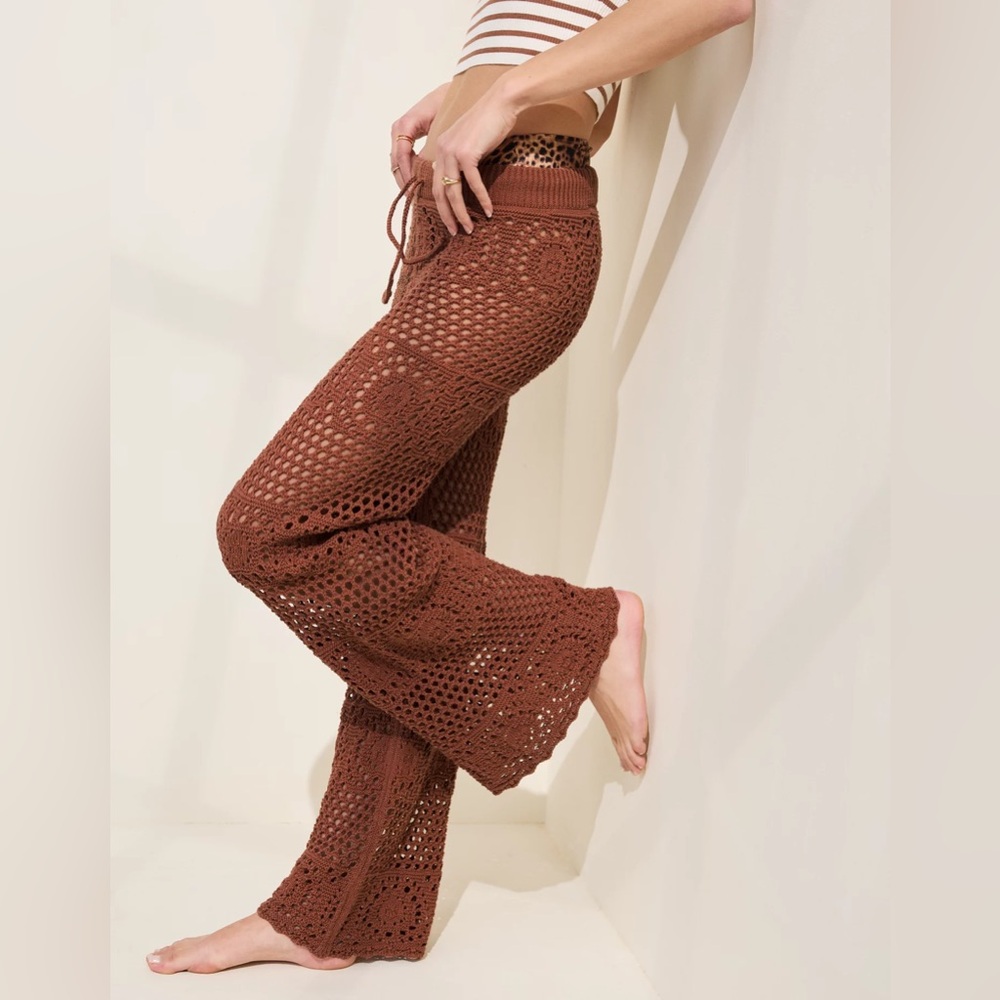 Aerie Crochet Party Pant